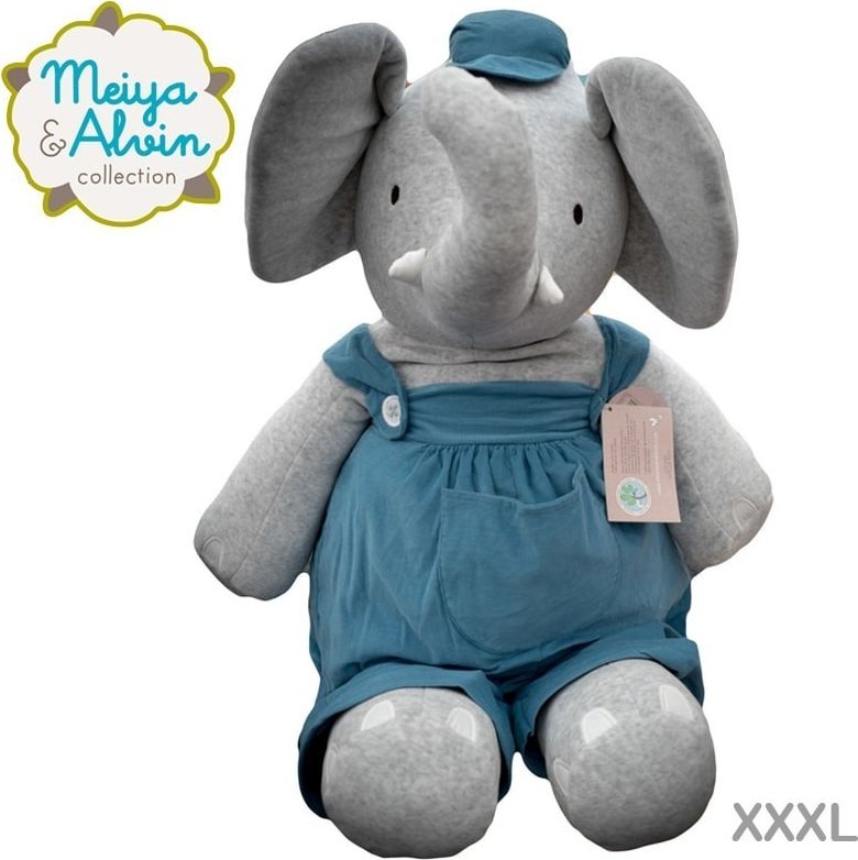 Meiya and Alvin Meiya & Alvin - Alvin Elephant Cuddly Doll XXXL
