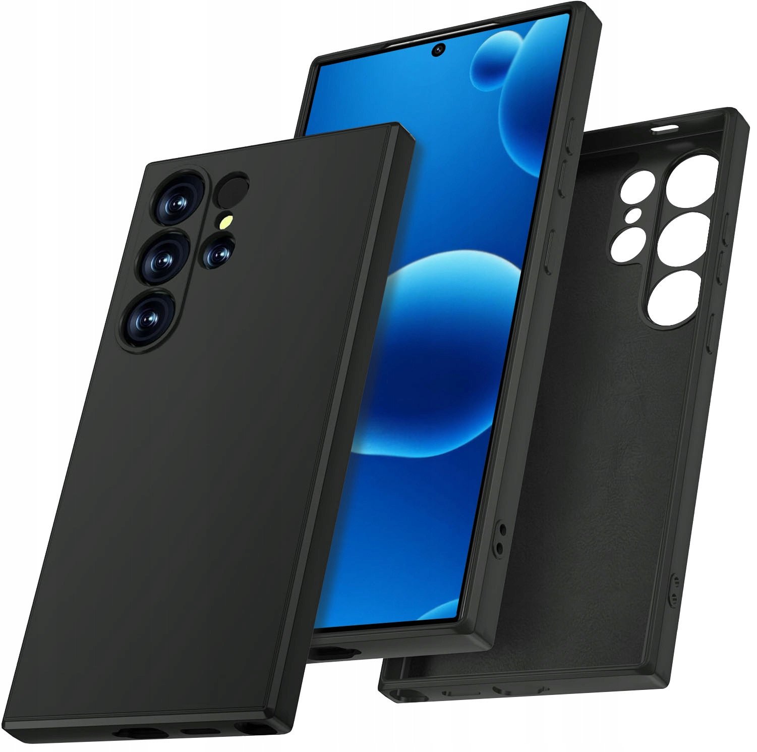 Etui do Samsung S24 Ultra CASE Silicone ELASTYCZNE + Szkło OCHRONNE 9H