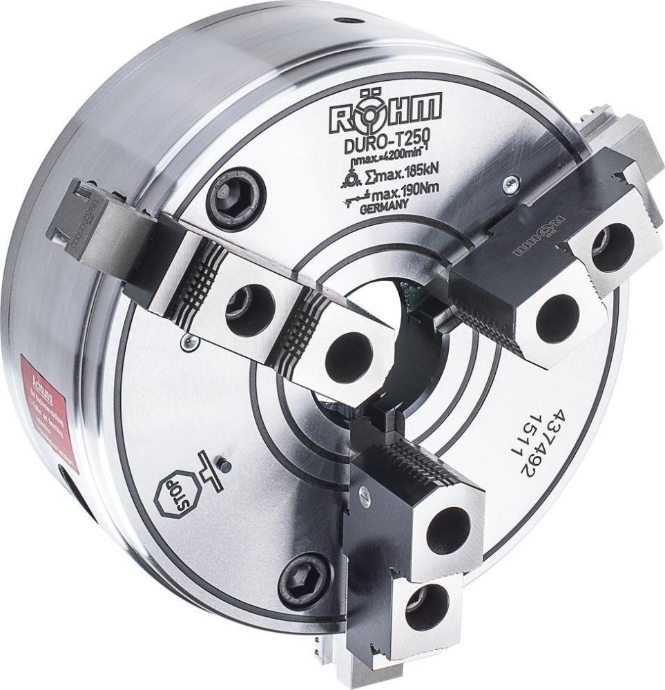 rhm Trójszczękowy uchwyt tokarski klinowy DURO T wielkość 250mm KK 8 D RHM