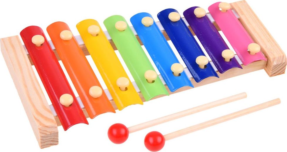 Jokomisiada Kolorowe Cymbałki muzyczne zabawka muzyka IN0152