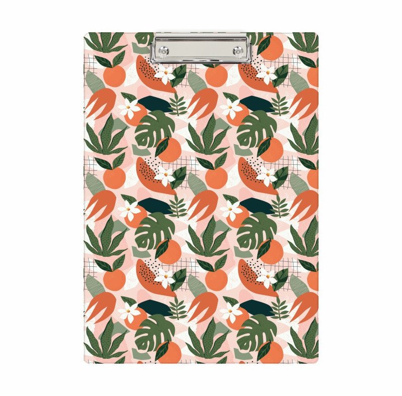Deska z klipem clipboard podkładka do pisania PVC A4 Tropical BIURFOL