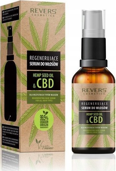 Revers Regenerujące Serum do włosów z olejem konopnym 50ml
