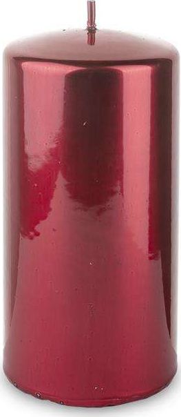 Art-Pol Pl Świeca Lustro Walec Średni Czerwony