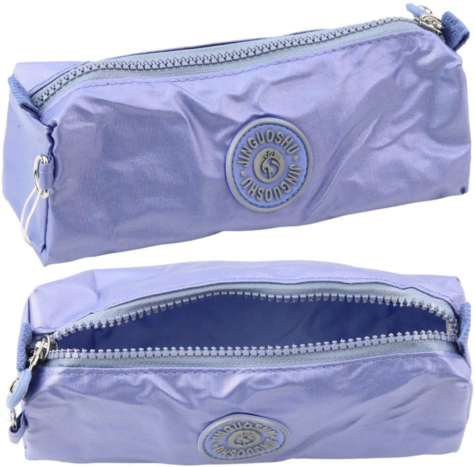 Piórnik Szkolny Organizer Jednokomorowy Niebieski 21,5cm LEAN