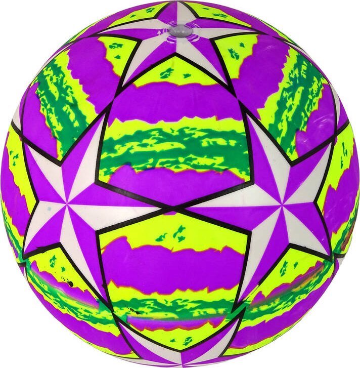 LeanToys Piłka Gumowa 22 cm Fioletowa