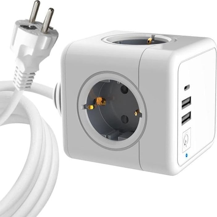 Kabel zasilający MicroConnect PowerCube, 4 Schuko outlets,