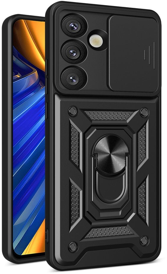 Etui Hybrid Armor Camshield na Sasung Galaxy S26 Plus - czarne