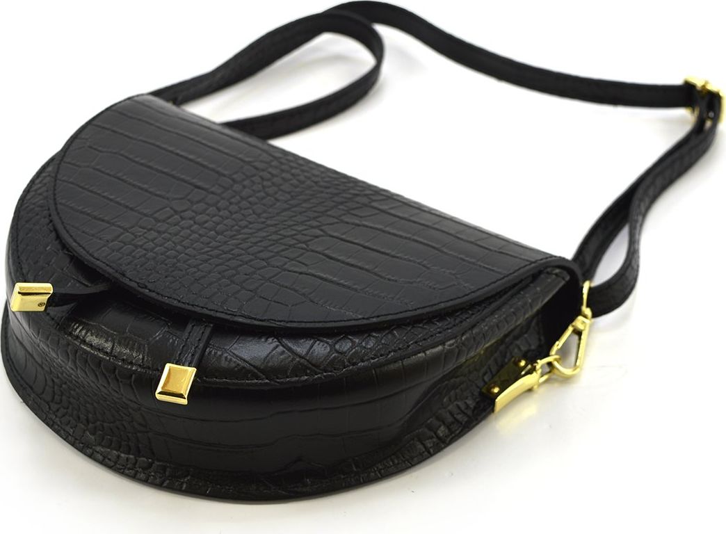 Vera Pelle Torebka skórzana vp921k czarny