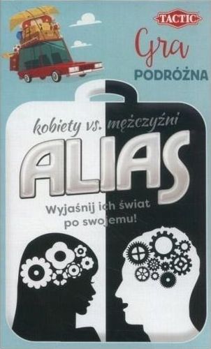 Tactic Gra planszowa Alias Kobiety Vs. Mężczyźni wersja podróżna