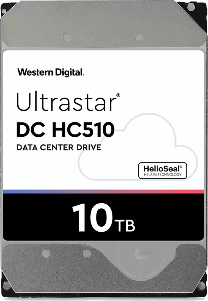 Dysk serwerowy WD Ultrastar DC HC510 10TB 3.5'' SATA III (6 Gb/s) (0F27502)