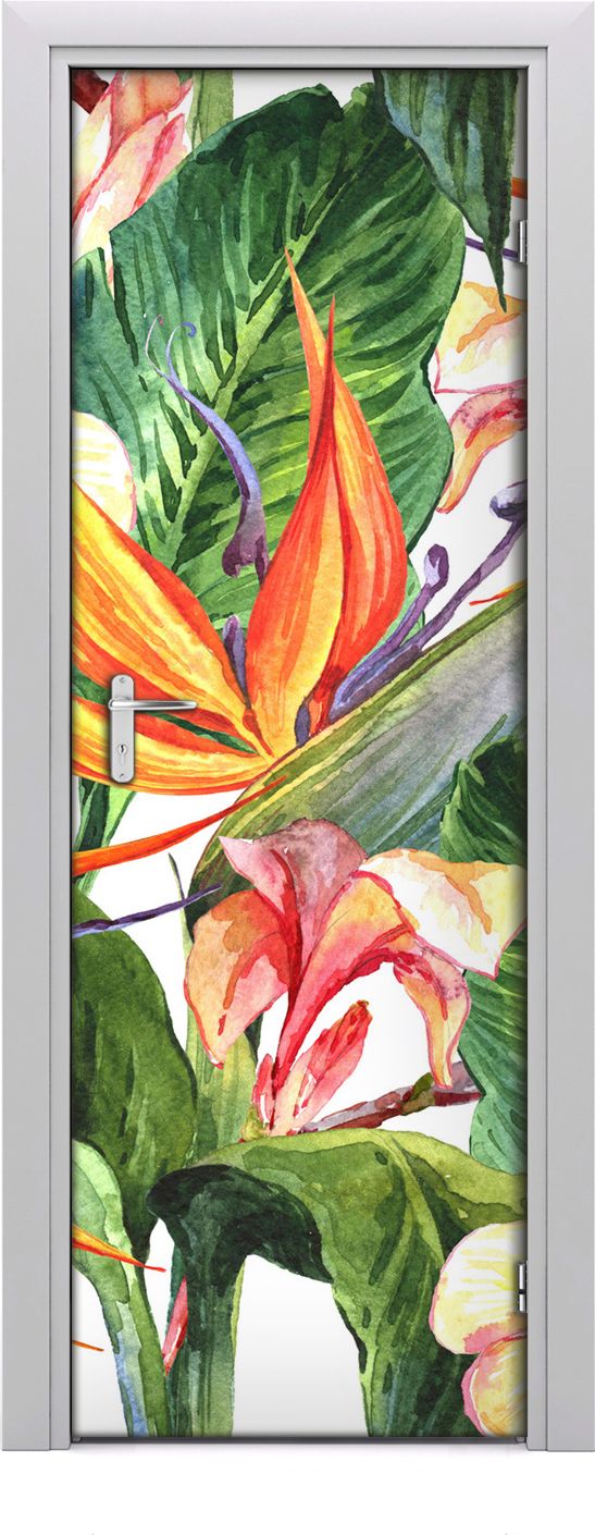 Tulup Fototapeta samoprzylepna na drzwi 75 x 205 cm Hawaje