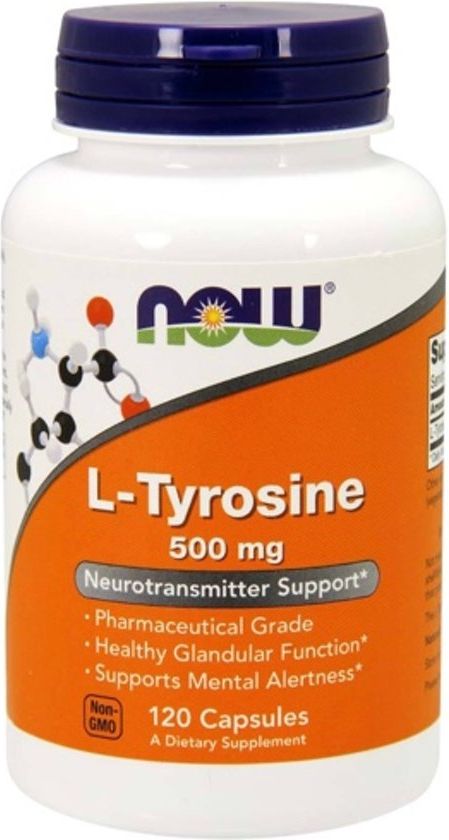 NOW Foods L-Tyrosine 120 kapsułek (NOW/037)
