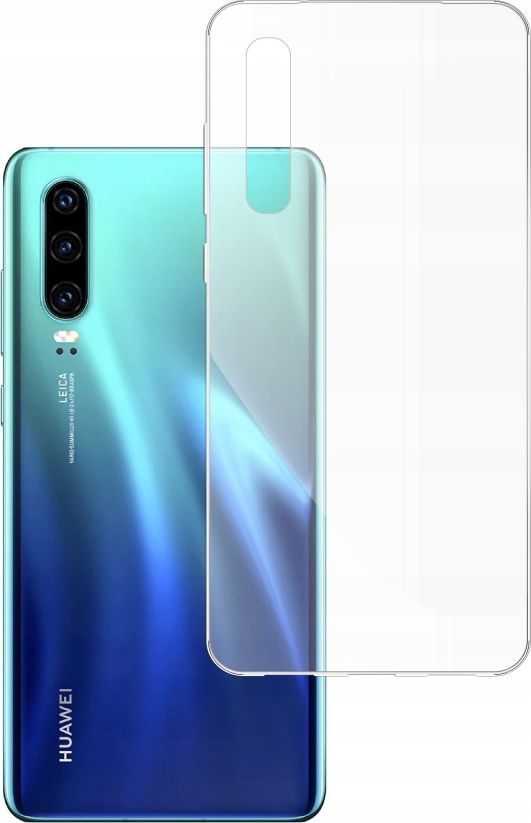 etumi Etui Do Huawei P30 Gumowe Slim Clear View Pokrowiec Ochronny / Futerał Obudowa / Ochrona Clear Cover Bezbarwne Slim Case0025