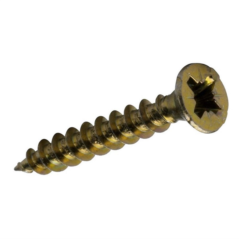 CHIPBOARD SCREW 5.0X70/42 YELLOW ZP(200)