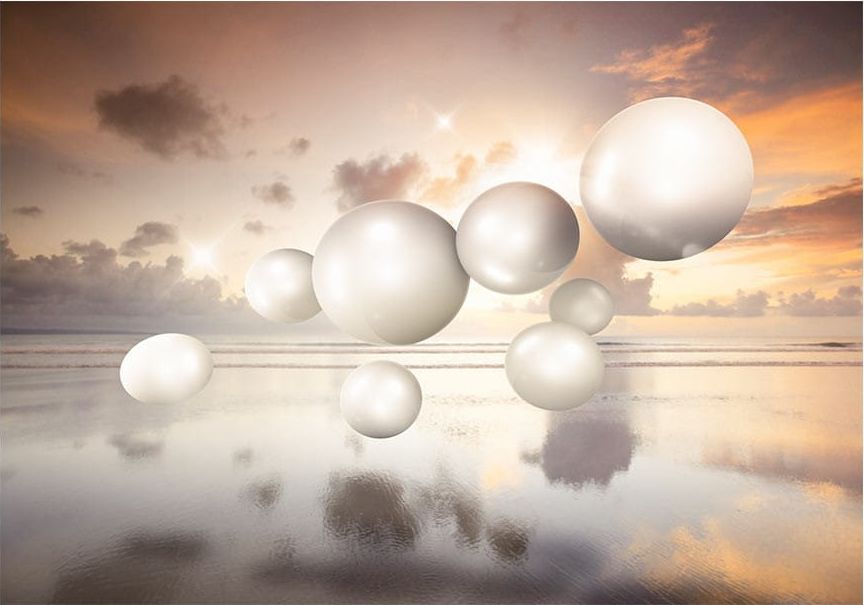 DecoNest Fototapeta - Poranne klejnoty - 400X280