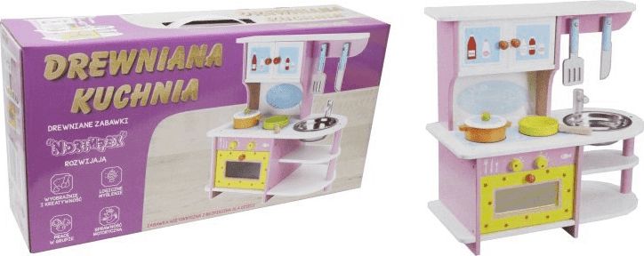 Norimpex Kuchnia drewniana różowa 1003313 cena za 1 szt