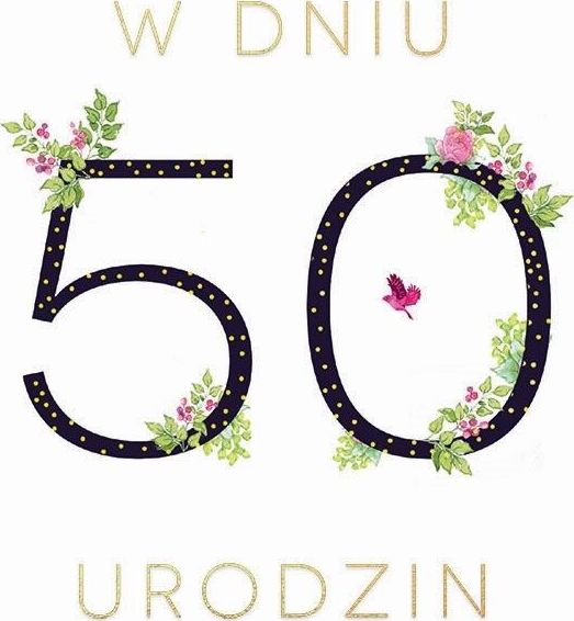 Clear Creation Karnet Swarovski kwadrat CL1850_PO Urodziny 50