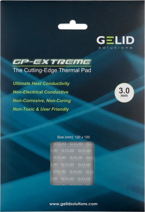 Gelid Gelid Extreme thermalpad 120x120x3.0mm TP-GP01-S-E