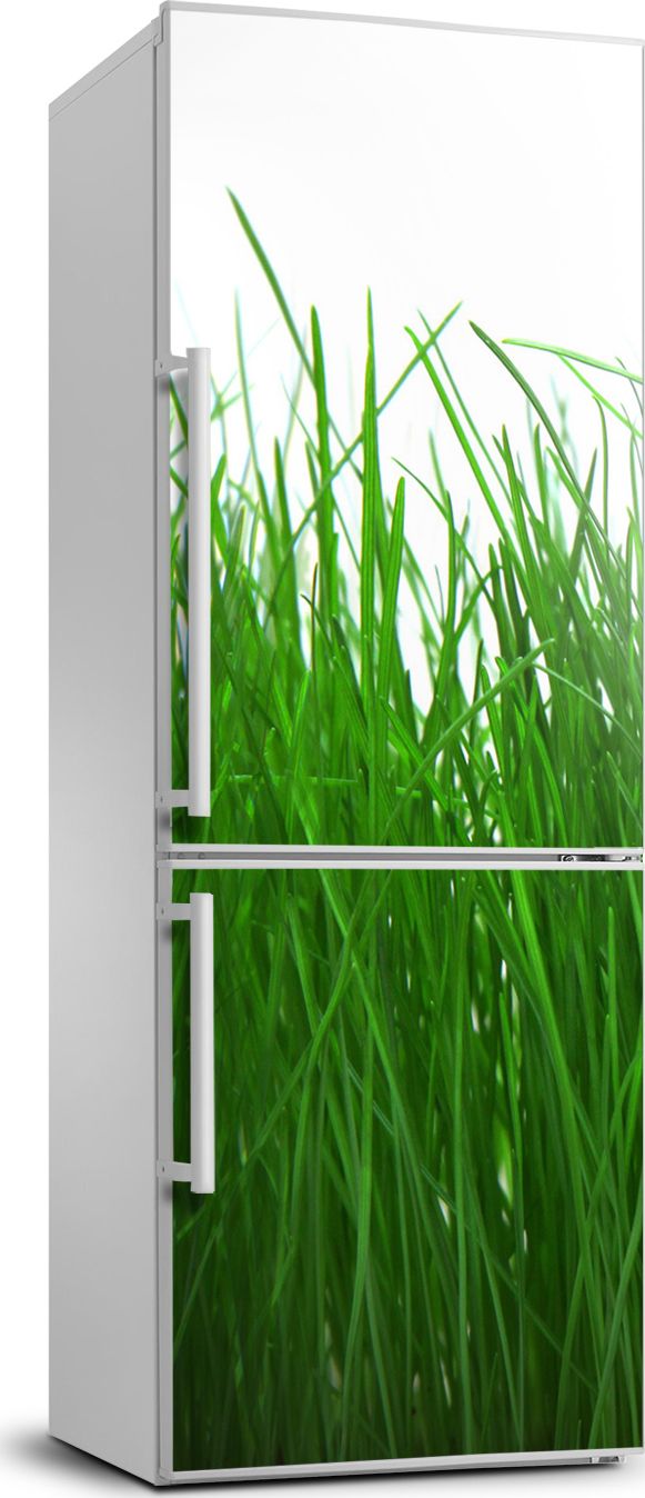 Tulup Naklejka samoprzylepna na lodówkę 60x180 cm Trawa