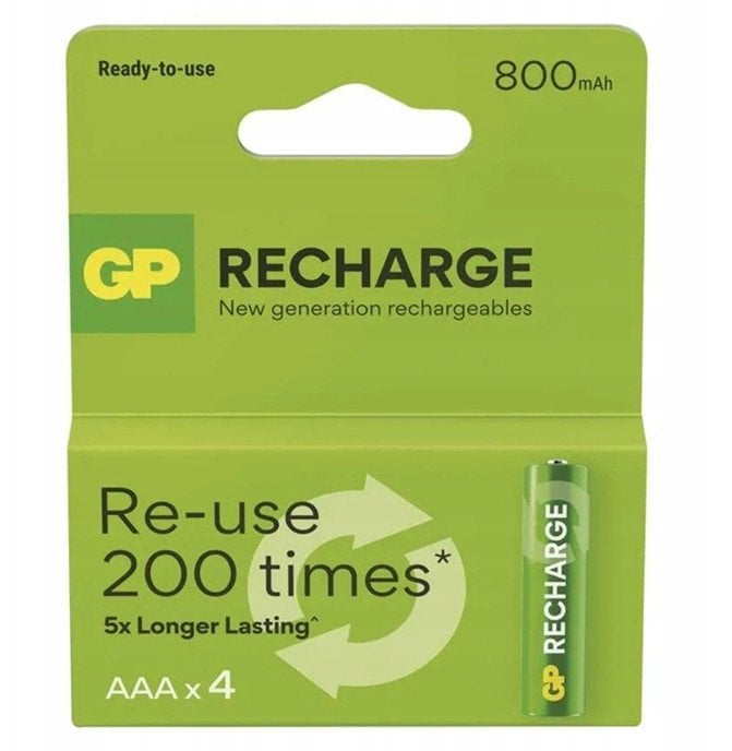 Recharge AA batteries 800mAh