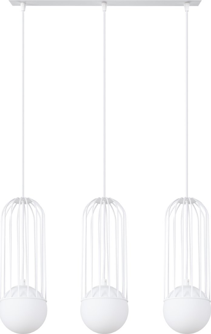 Lampa wisząca Sollux Lighting SOLLUX Lampa wisząca BRINA 3L biała 3 x G9 SL.1333