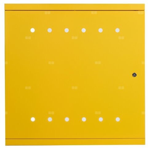 Skrzynka gazowa 600x600 wnękowa stalowa RAL 1021 żółta