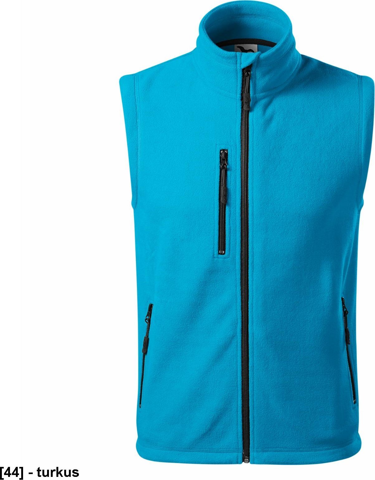 MALFINI Exit 525 - ADLER - Kamizelka polarowa unisex, 220 g/m, 100 % poliester - turkus XS