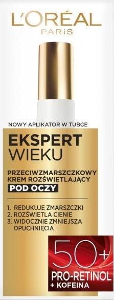 L’Oreal Paris LOREAL_Age Specjalist Ekspert Wieku 50+ przeciwzmarszczkowy krem pod oczy 15ml