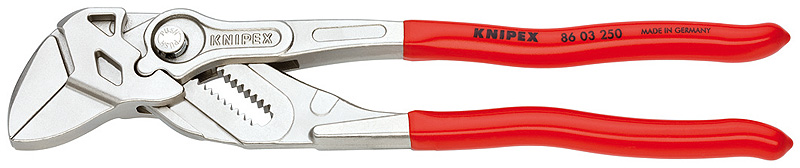 Knipex Szczypce nastawne i klucz w jednym narzędziu 250mm PCV (86 03 250)