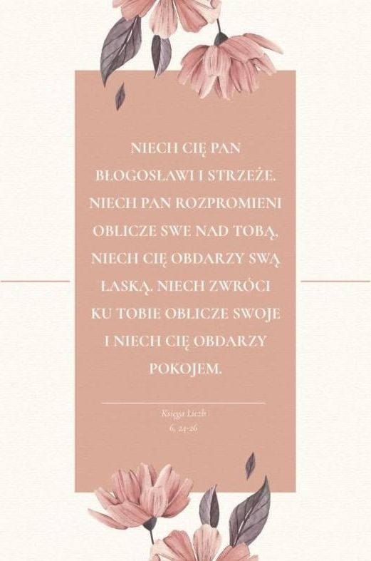 Szaron Notes B6 Błogosławieństwo różowe