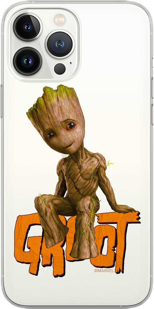 Babaco Etui Groot 005 Marvel Nadruk częściowy Przeźroczysty Producent: Xiaomi, Model: REDMI NOTE 9