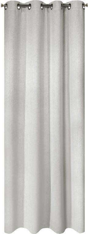 Eurofirany Zasłona Dekoracyjna Euro Rossie Srebrny 135x250