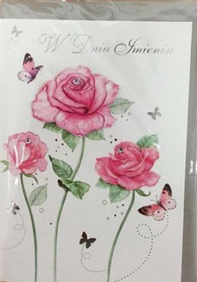 Panorama Karnet imieniny B6 Premium 26 + koperta