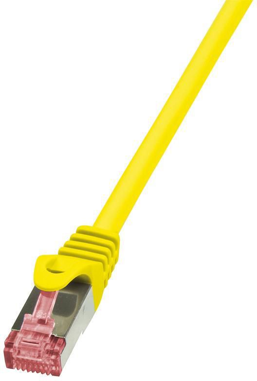 LogiLink Patchcord Cat.6 S/FTP PIMF 0,5m, żółty (CQ2027S)