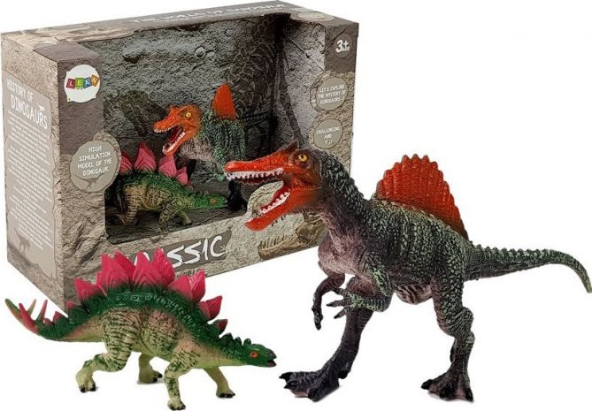 Figurka Lean Sport Zestaw Dinozaurów - Spinosaurus, Stegosaurus (6853)