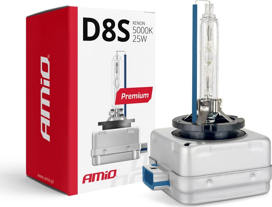 AMiO Żarówka ksenonowa żarnik hid xenon d8s 5000k amio premium amio-02395