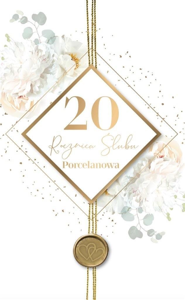 Armin Style Karnet Rocznica Ślubu 20 LUX-72