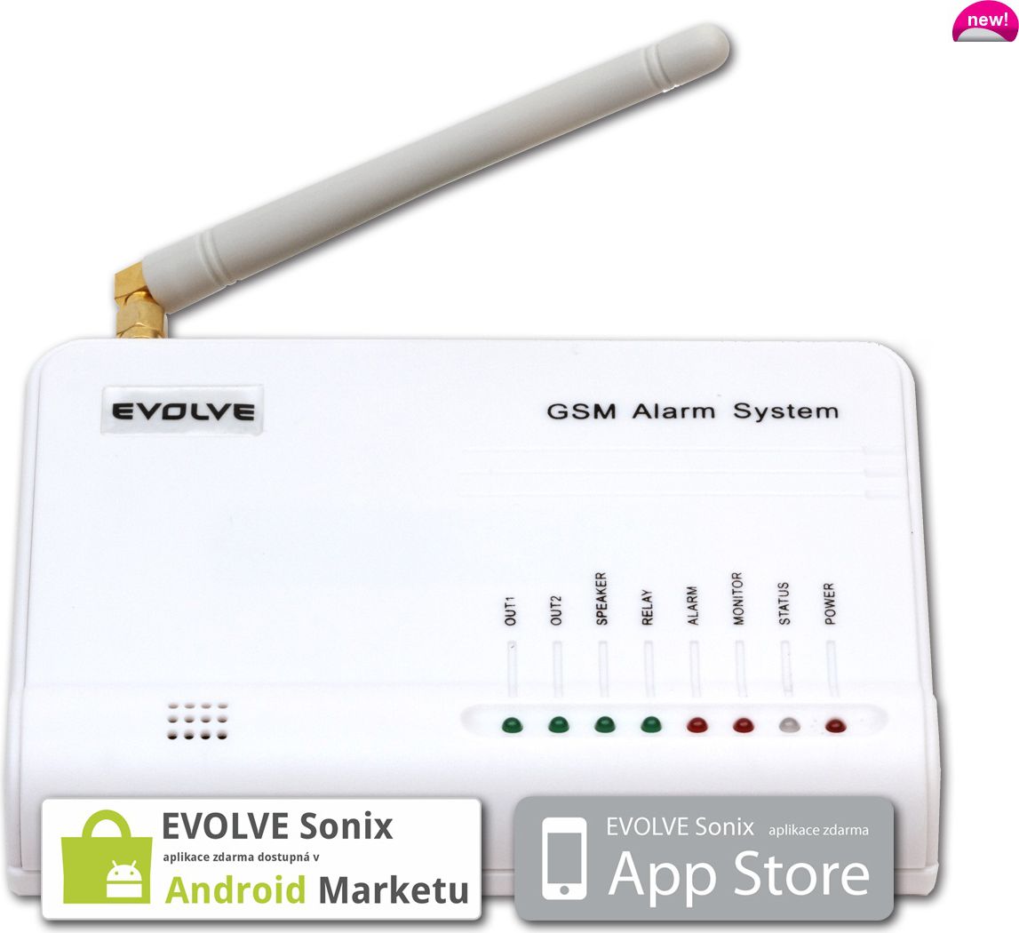 Evolveo Bezprzewodowy Android/ iPhone GSM alarm Sonix