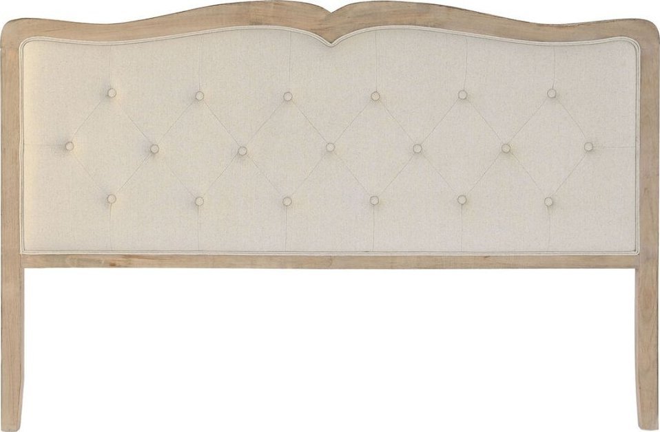 DKD Home Decor Zagłówek do łóżka DKD Home Decor Beżowy Drewno kauczukowe 160 x 10 x 120 cm