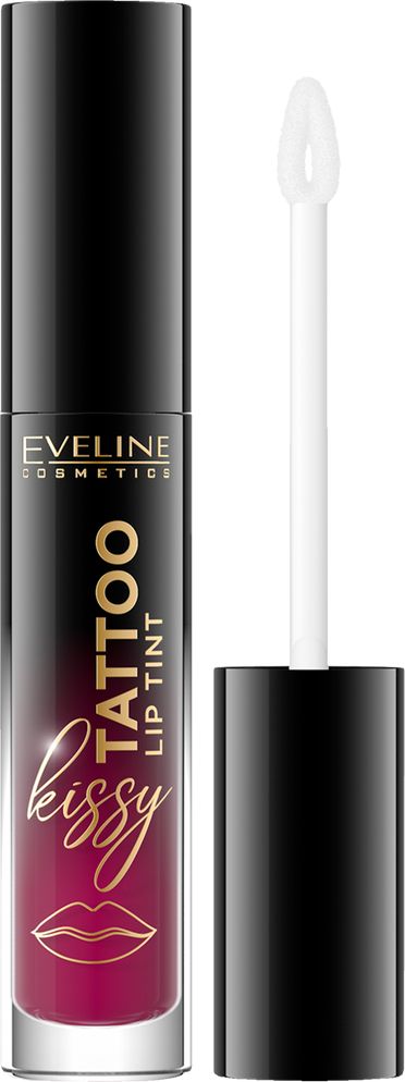 Eveline EVELINE Kissy Tattoo Lip Tint POMADKA W PŁYNIE 01 Pretty Purple