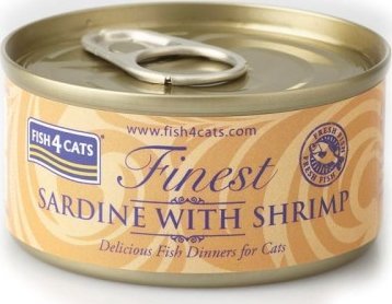 Fish4Cats Finest Sardynka z Krewetkami 70g