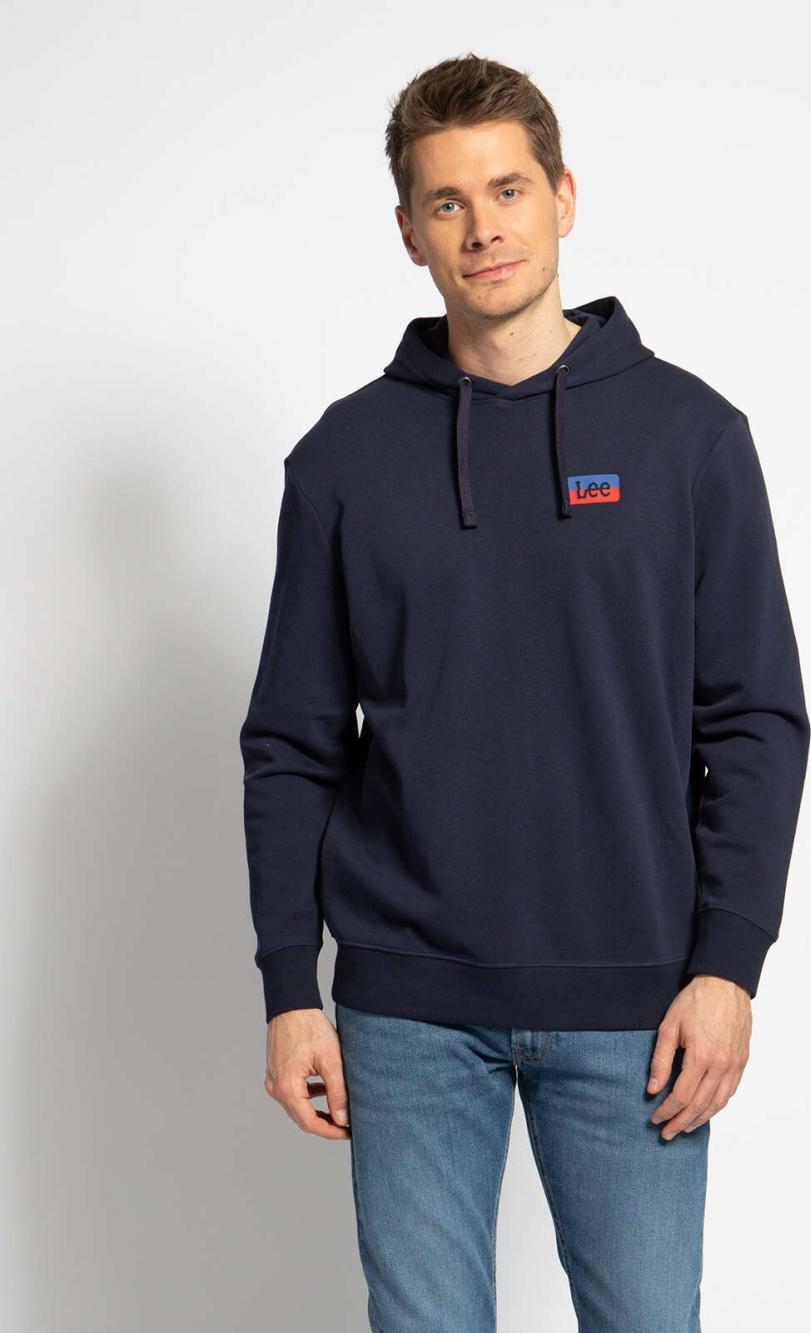 Lee LEE HOODIE MĘSKA BLUZA NAVY L80VEI35 M