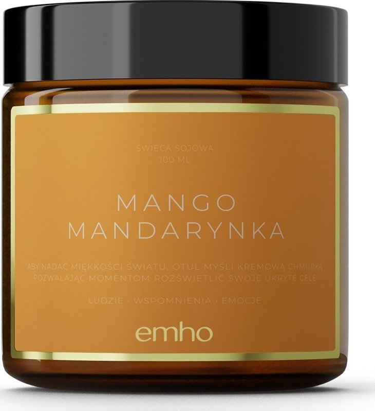 Emho Świeca sojowa MANGO MANDARYNKA