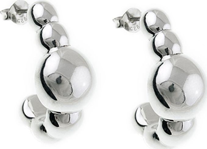 Lovrin SREBRNE 925 KOLCZYKI SZTYFTY ELEKTROFORMA KÓŁECZKA