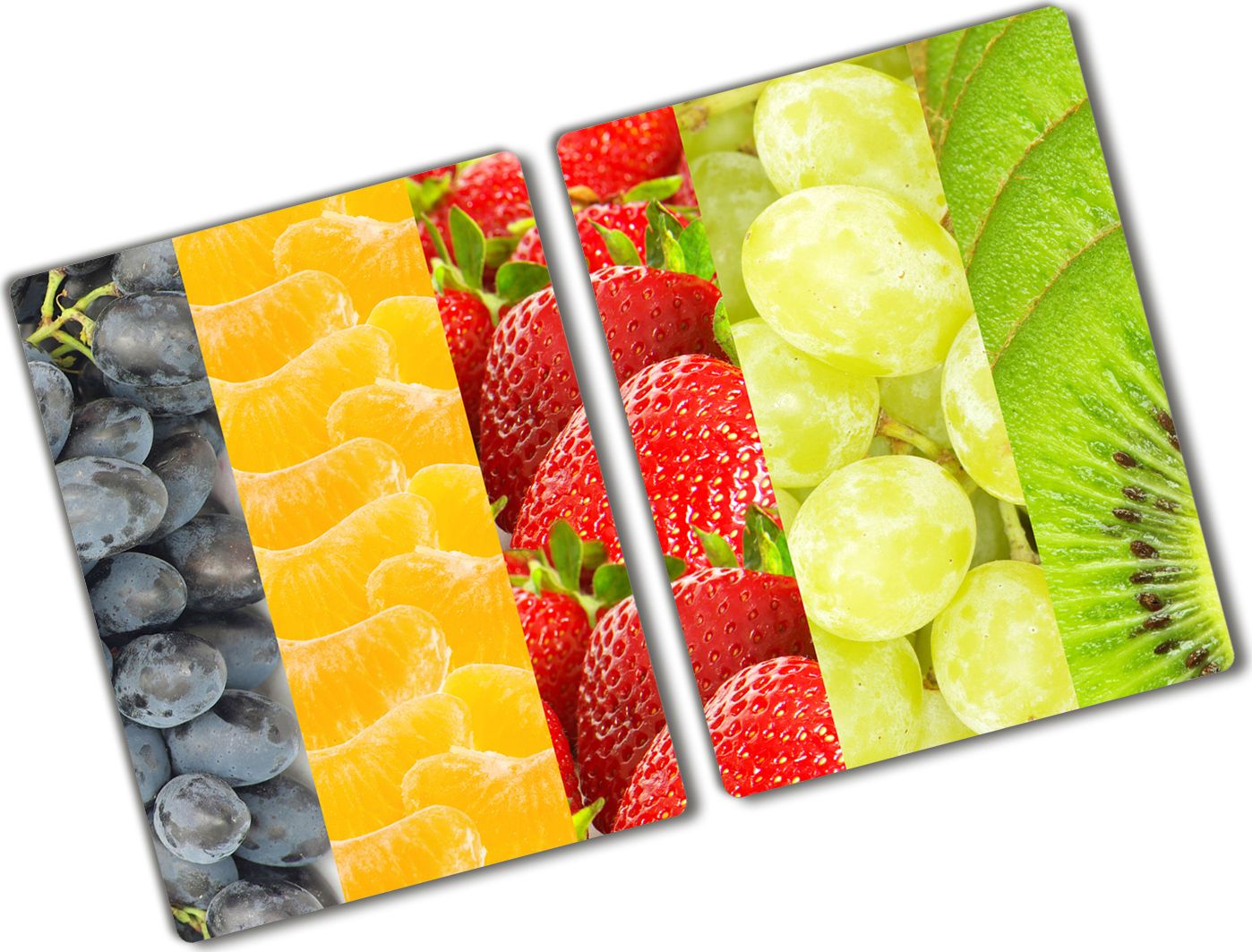 Deska do krojenia Tulup szklana Kolorowe owoce 6 52x2szt.