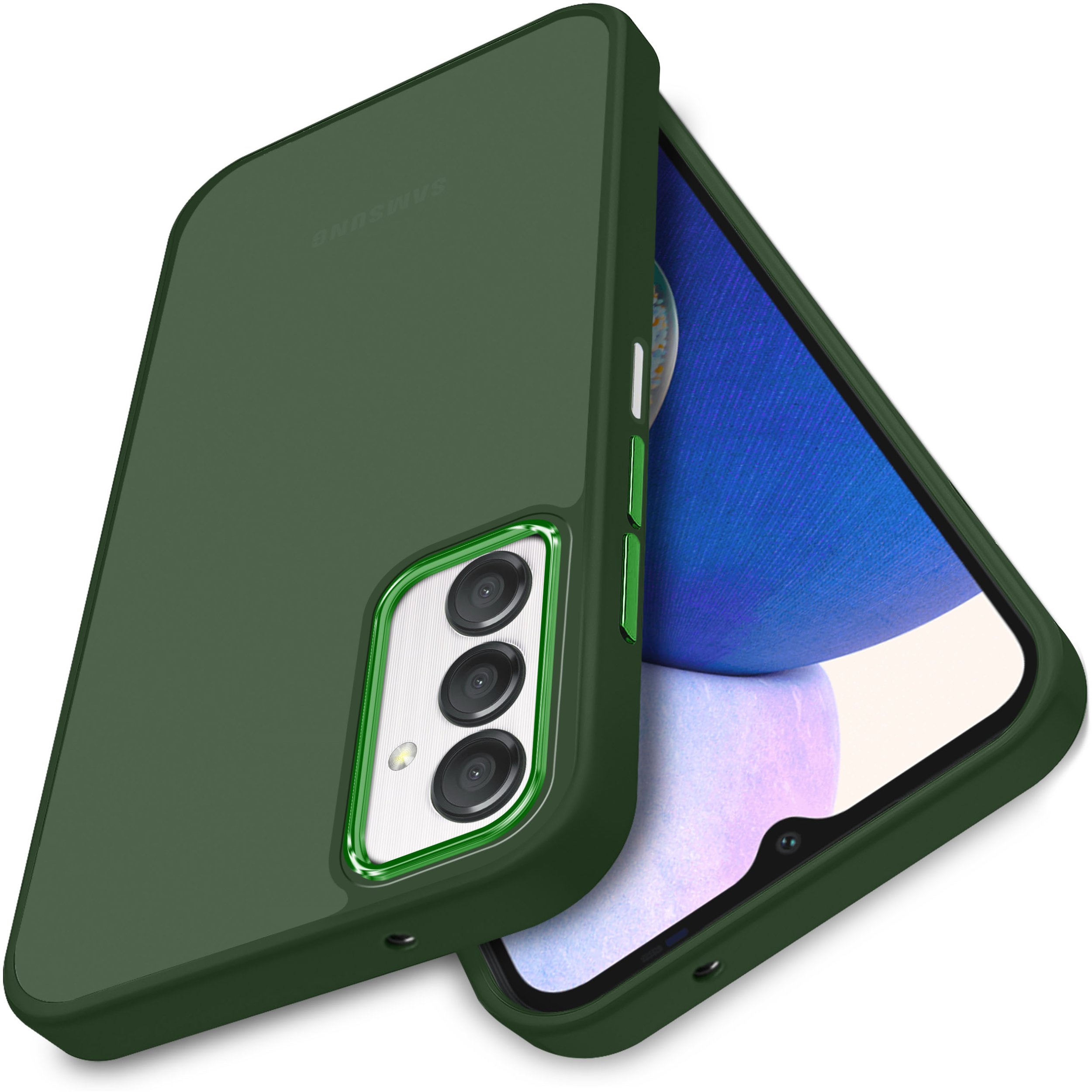 Etui do Samsung Galaxy A25 5G MATOWE SILICONE CASE SATYNOWE + Szkło 9H