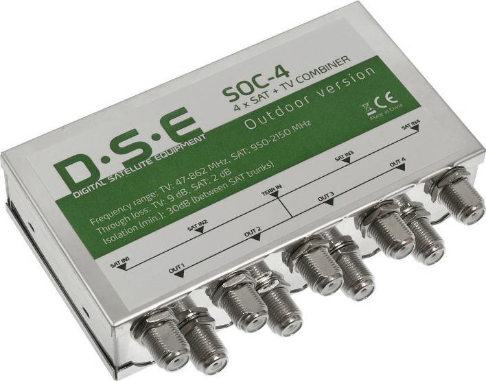 Sumator RTV/SAT x4 DIGISAT 104 zew.