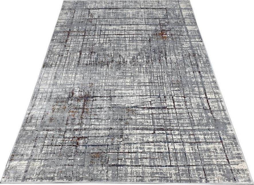 Turkiye Weavers Dywan nowoczesny do salonu AVO Szary 760 gray WENEZJA 160x220 cm