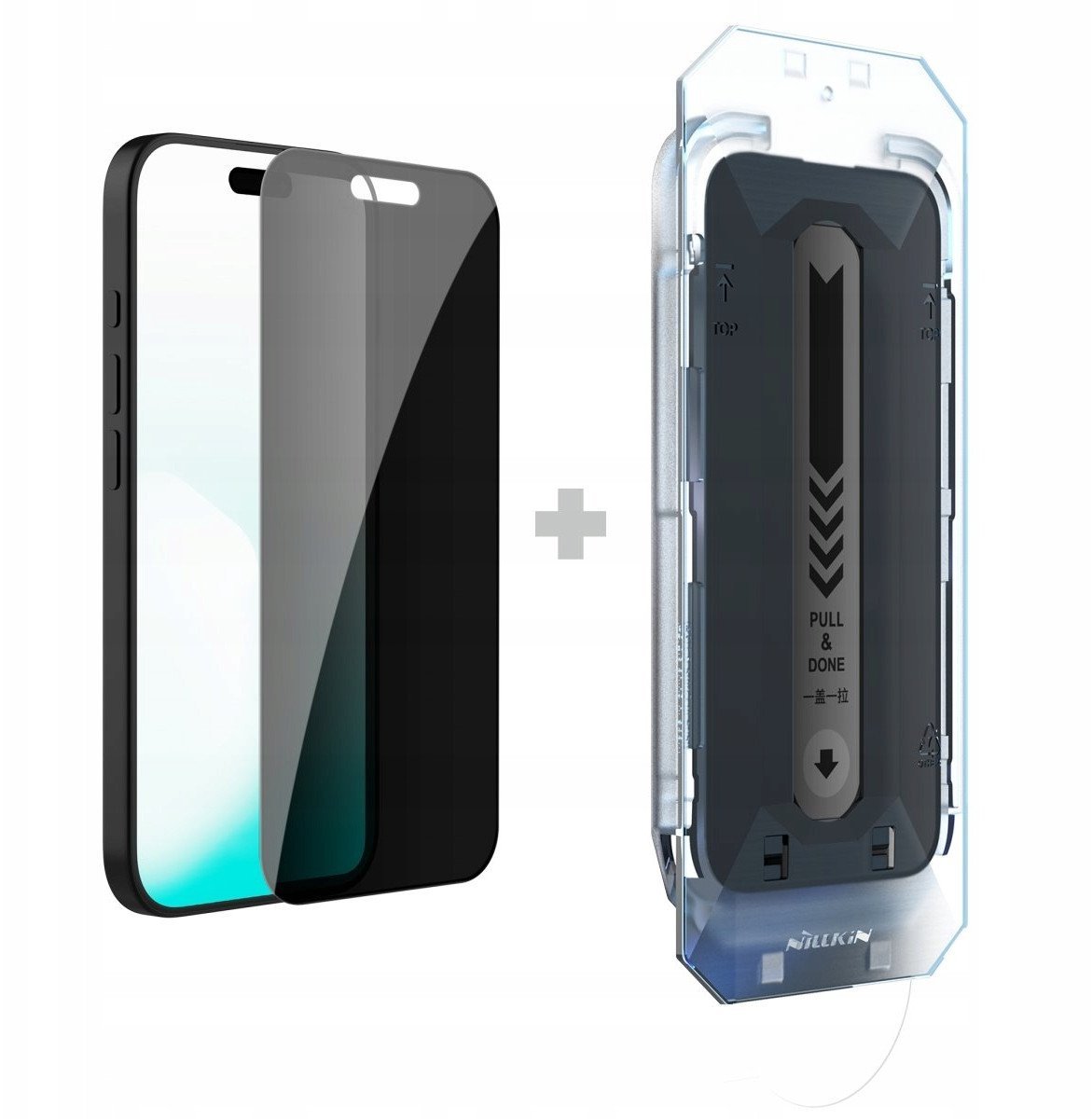 NILLKIN PRIVACY IPHONE 17 PRO BLACK / CZARNY