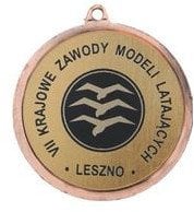 Victoria Sport Medal metalowy z grawerowaniem na laminacie